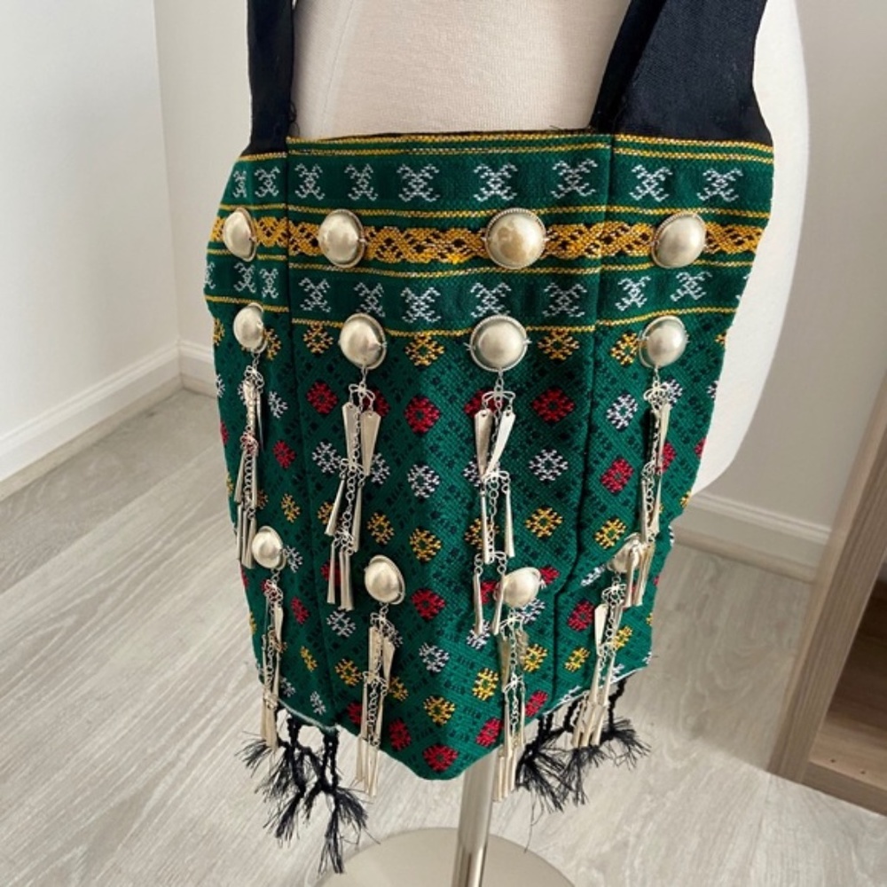 Peruvian Green Crossbody, NWOT